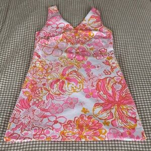 Lilly Pulitzer White and Pink Mini Dress